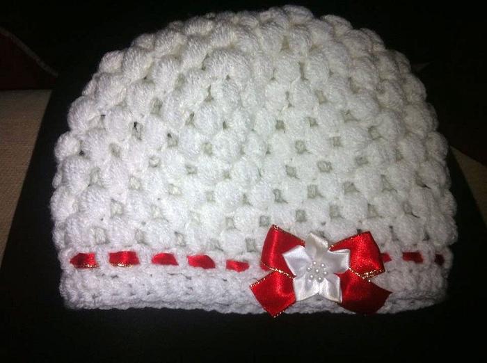 Puff stitch Beanie