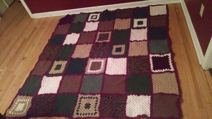 patchwork charity afghan