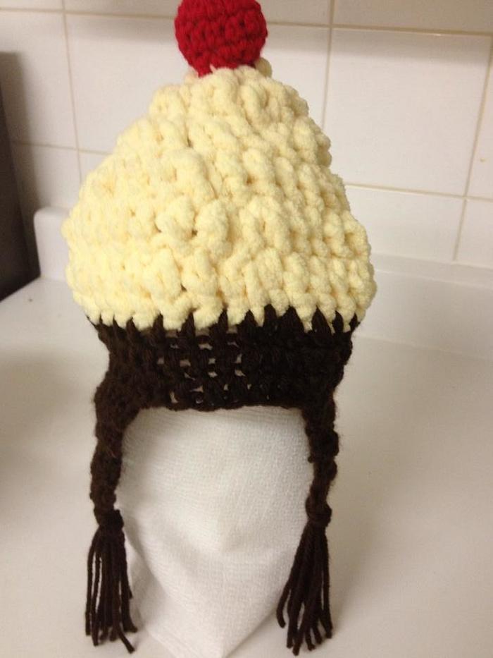 Crochet Cupcake Hat