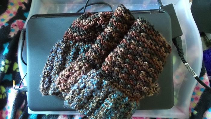 My fingerless gloves and hat