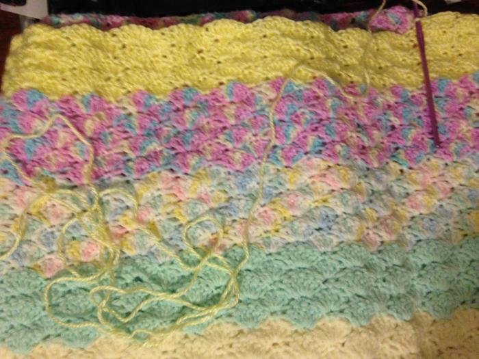 Little girls baby blanket