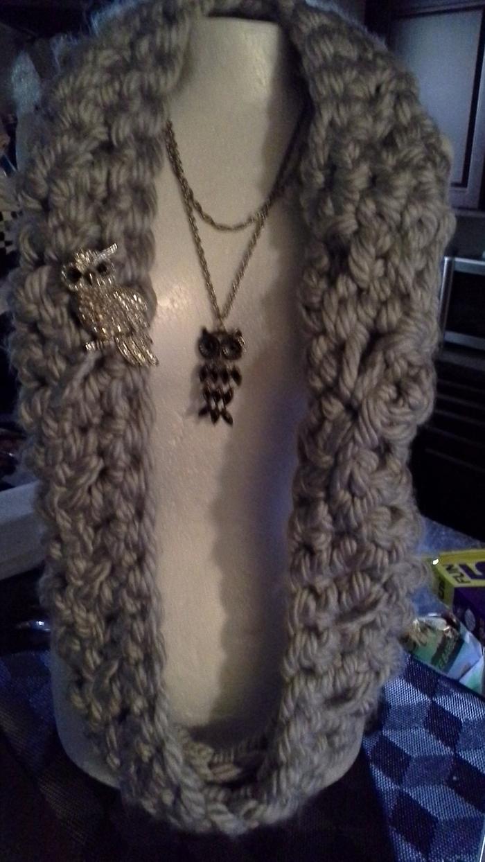 my cow neck scarf