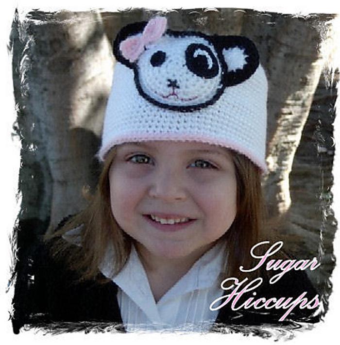 Made to Match Gymboree Imaginary Friends Panda Crochet Hat