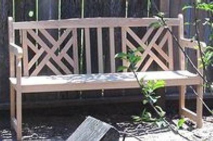 Chippendale Garden bench