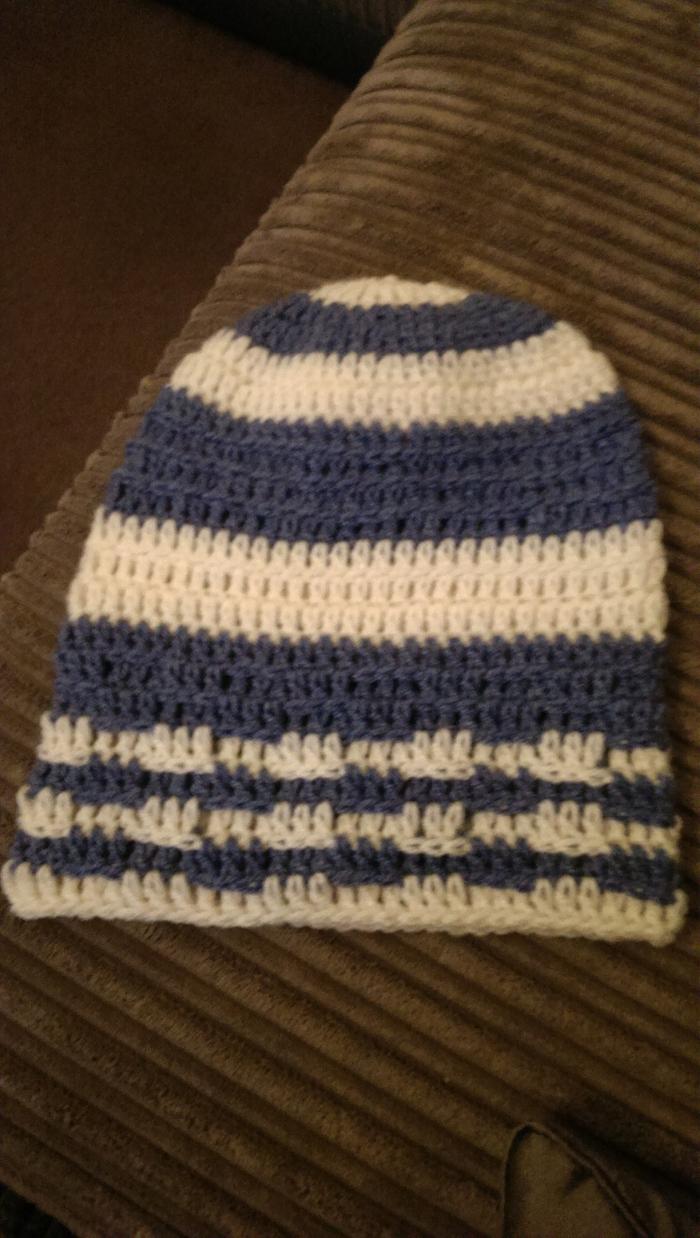 stripey beanie 