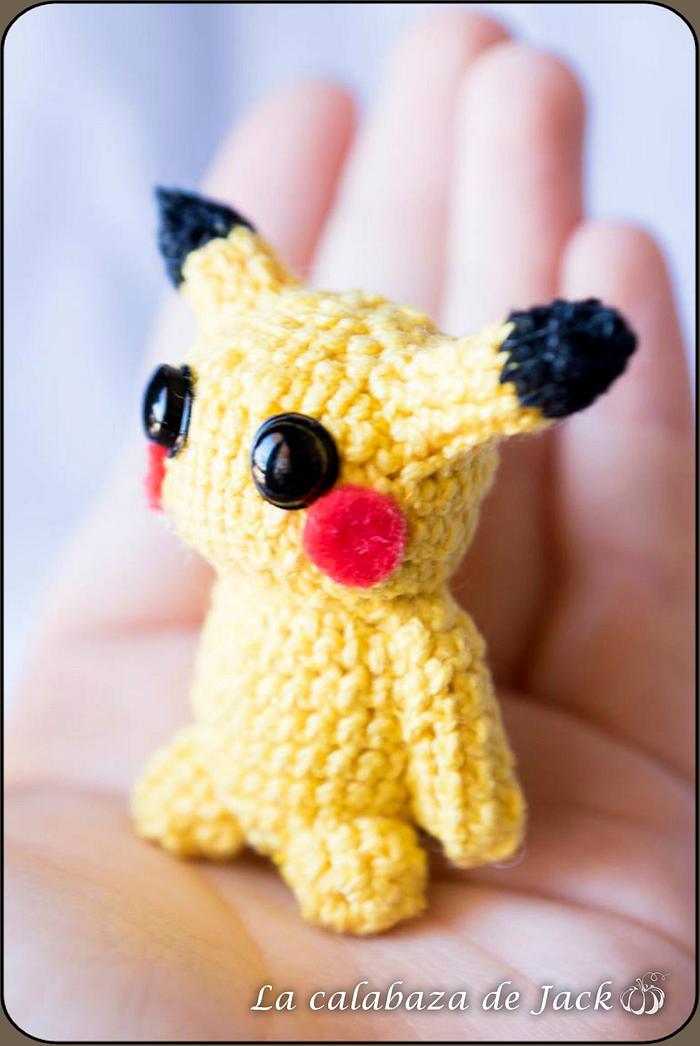 Pikachu Amigurumi - Pokemon - La Calabaza de Jack