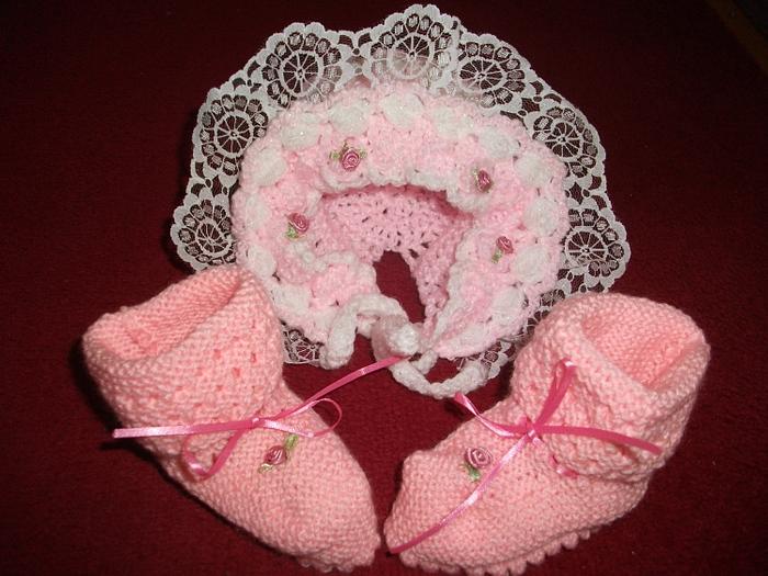 Crochet Hat and Boots