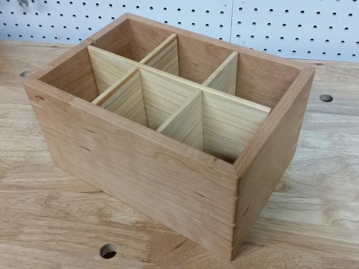 Open top box for organization