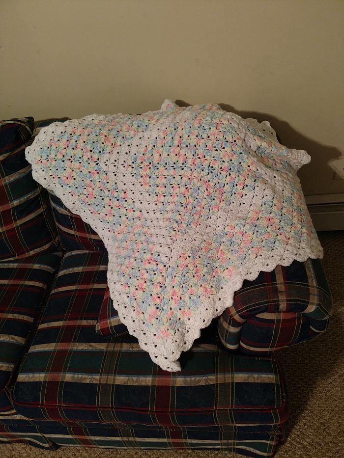 Beautiful Shells stitch blanket