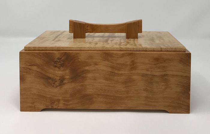 Figured Cherry with Maple and Walnut Keepsake Boxes