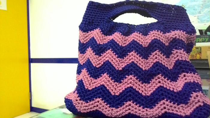 Chevron handbag