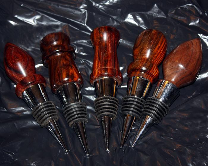 Cocobolo Bottle Stoppers