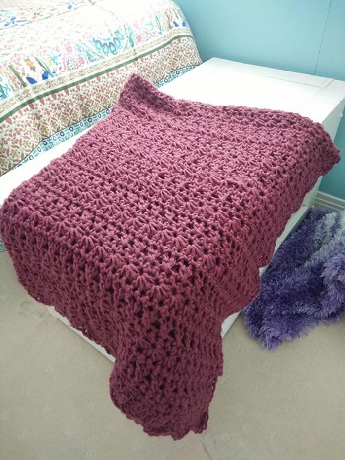 Dusky Rose blanket