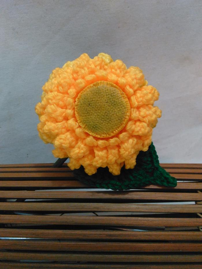 Teddy Bear Sunflower Crochet Pattern