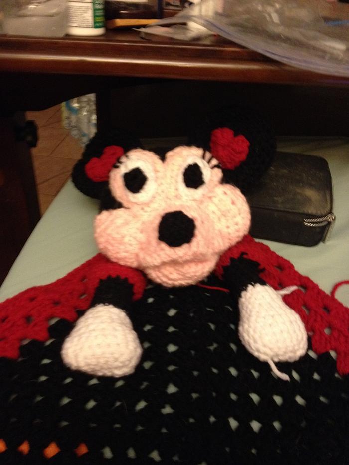 Minnie Mouse lovey or snugggle