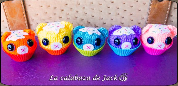 Cupcakes Amigurumis - La Calabaza de Jack