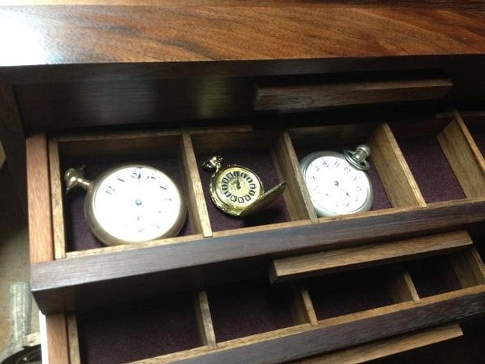 Pocket watch collection case